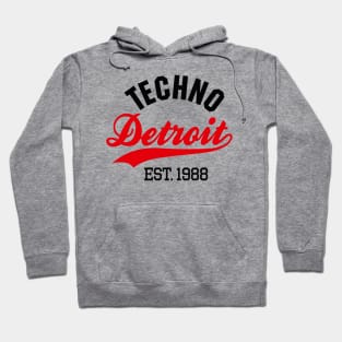 Techno Detroit est.1988 Hoodie